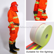 Cotton Fire Retardant Warning Tape with Reflective Material